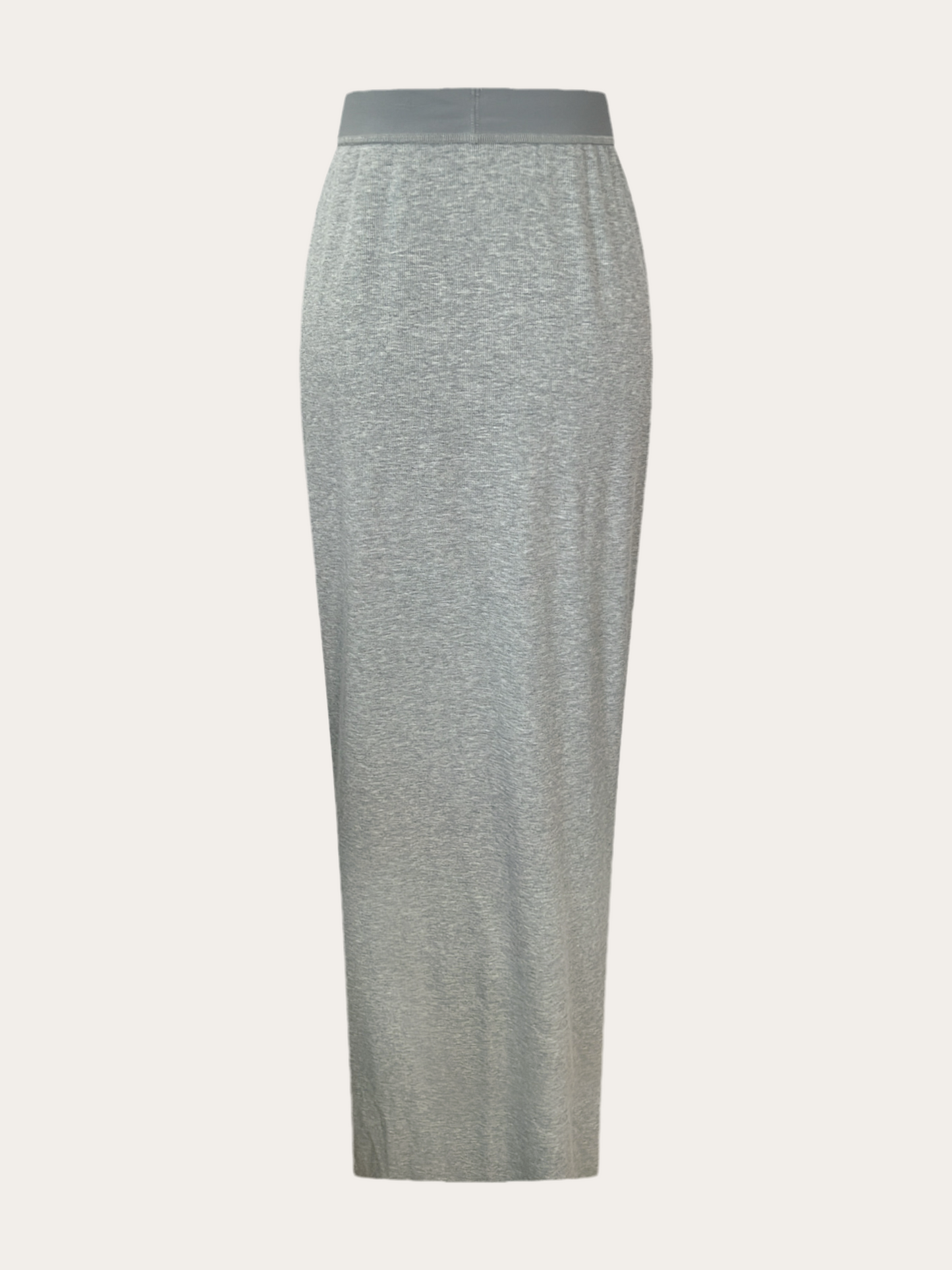 Rib Maxi Skirt - Grey